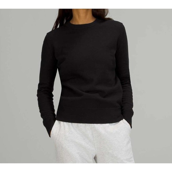 lululemon athletica Sweaters - NWT Lululemon Cotton-Cashmere Blend Sweater Black
